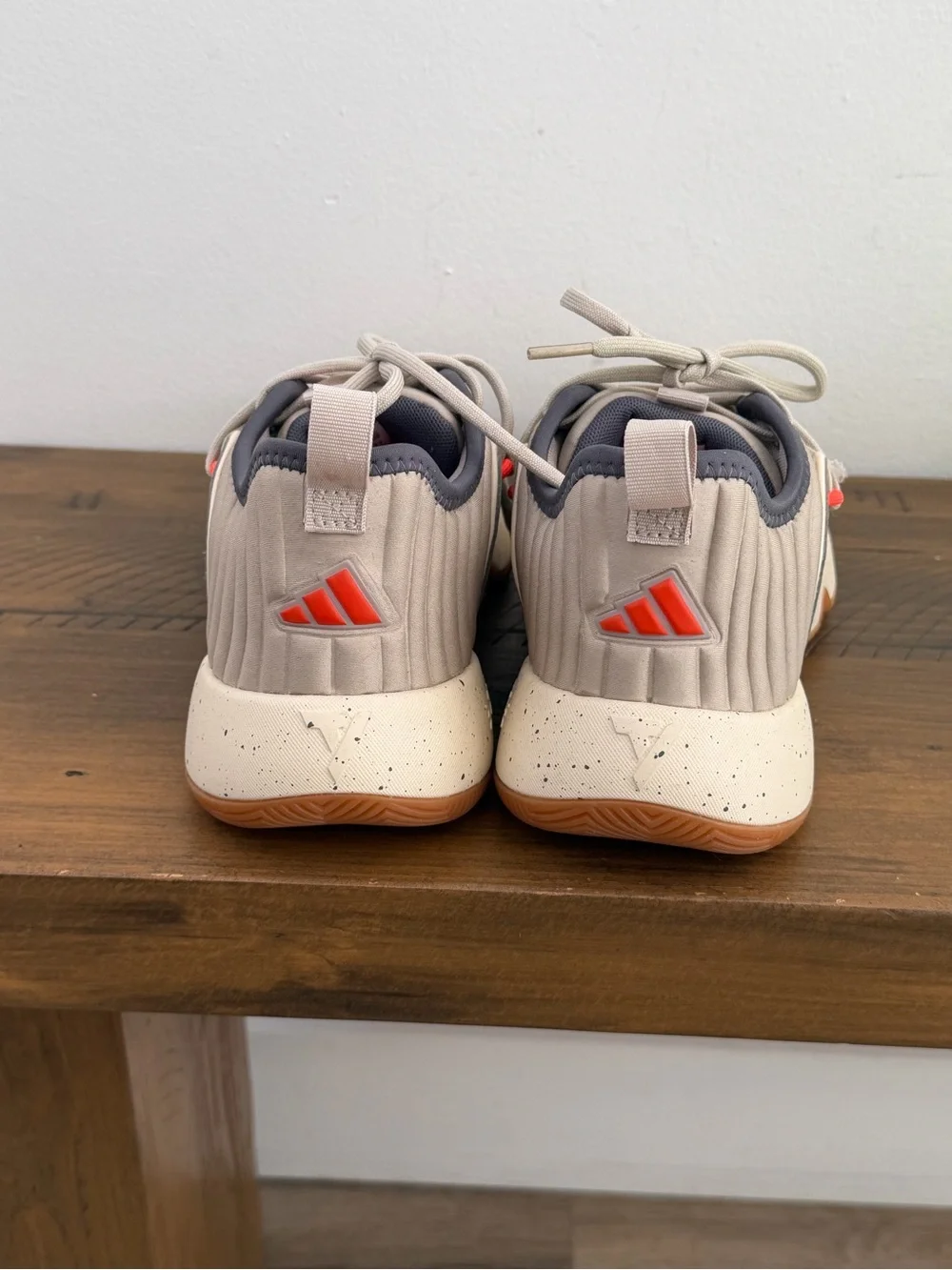 adidas Kids Beige Grey and Gum Sneakers